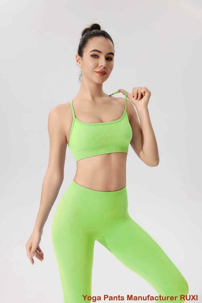 rebraste hlače za jogu RUXI kl111