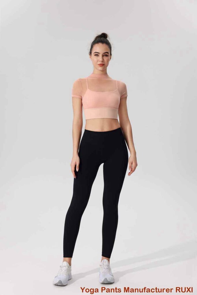 yoga crop top dugih rukava RUXI