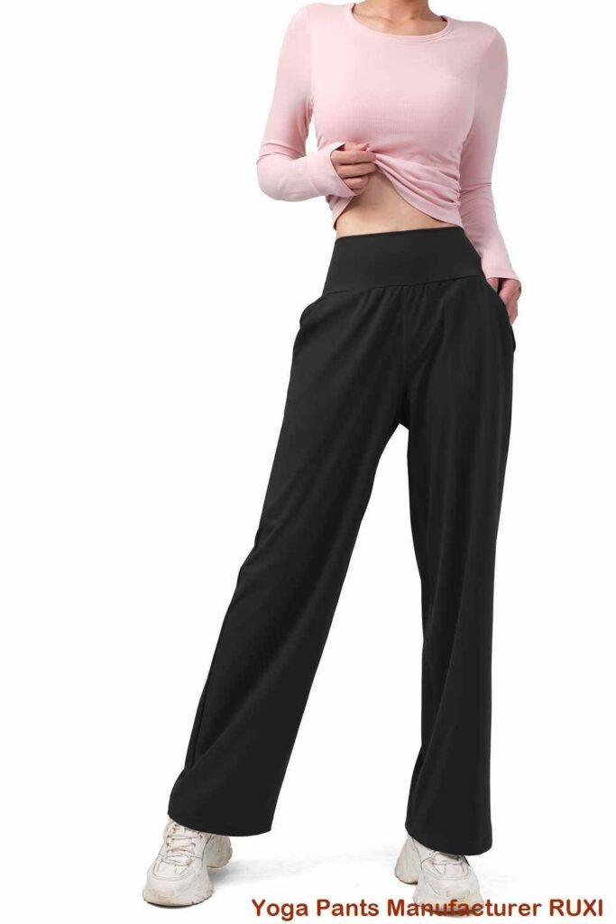 hlače za jogu s flisom RUXI kl50