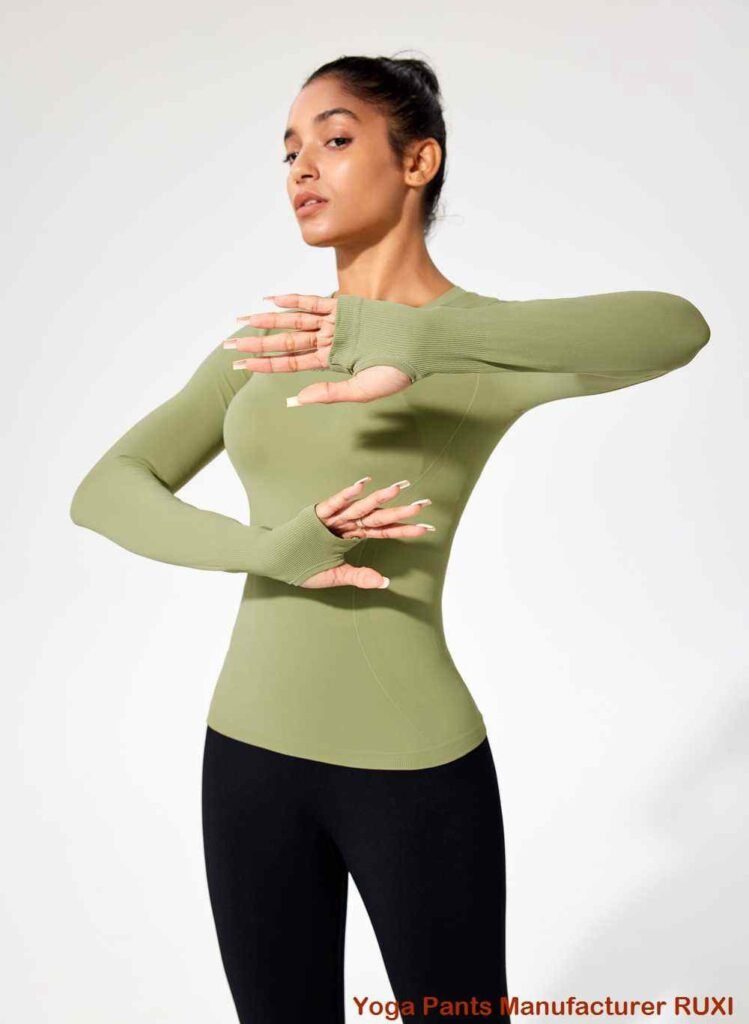 bootcut hlače za jogu visoke RUXI